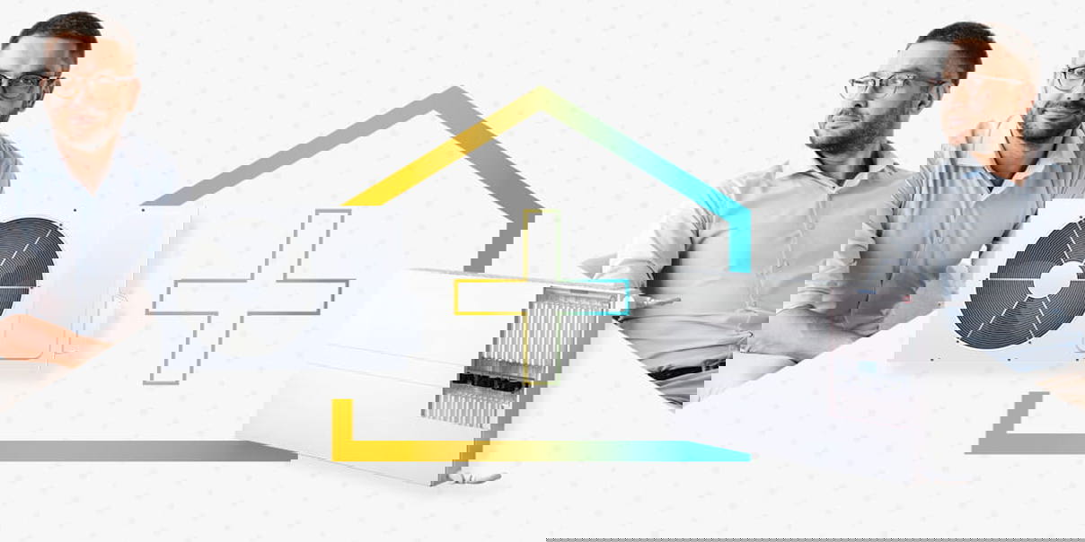 Heatpump and Ulow E2 radiator
