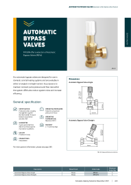 Automatic Bypass Valves